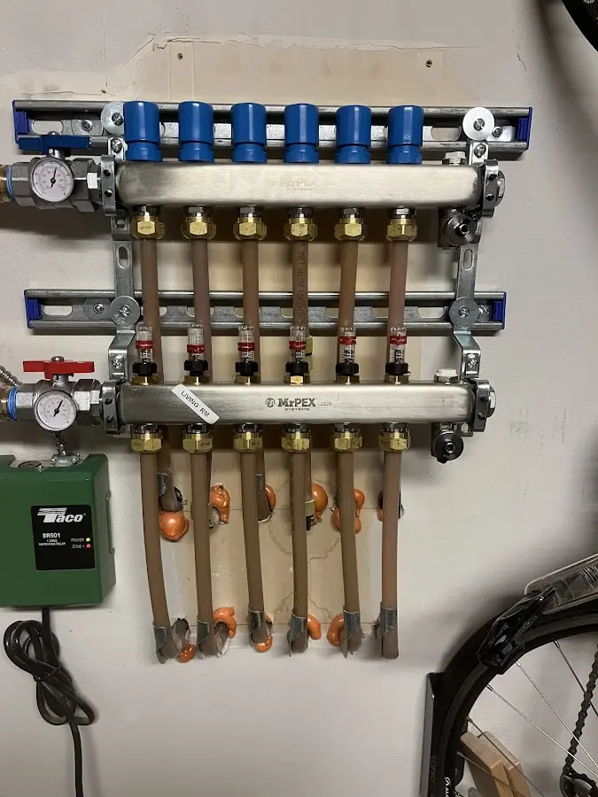 Plumber performing Leak Detection at a residential property in Ilion